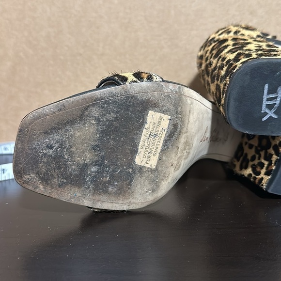 Sam Edelman Daniella  Calf Hair block heel sandals - Picture 7 of 7